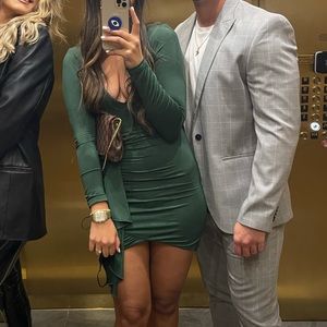 Mini Emerald superdown Dress